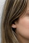 Heliophilia Silver Pendientes de Plata de Ley 925 con Oro Rosa y Circón